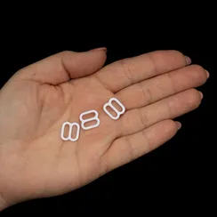 Регулятор для бретели белый 10 мм