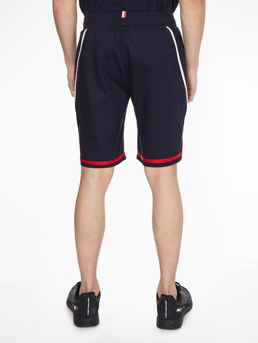 Мужские теннисные шорты Tommy Hilfiger Trim Short - небесный