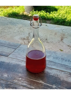 Бутылка стеклянная бугельная 1,5 л с пробкой 3 штуки