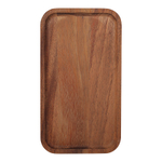 Поднос деревянный прямоугольный bernt, 25х14 см, орех