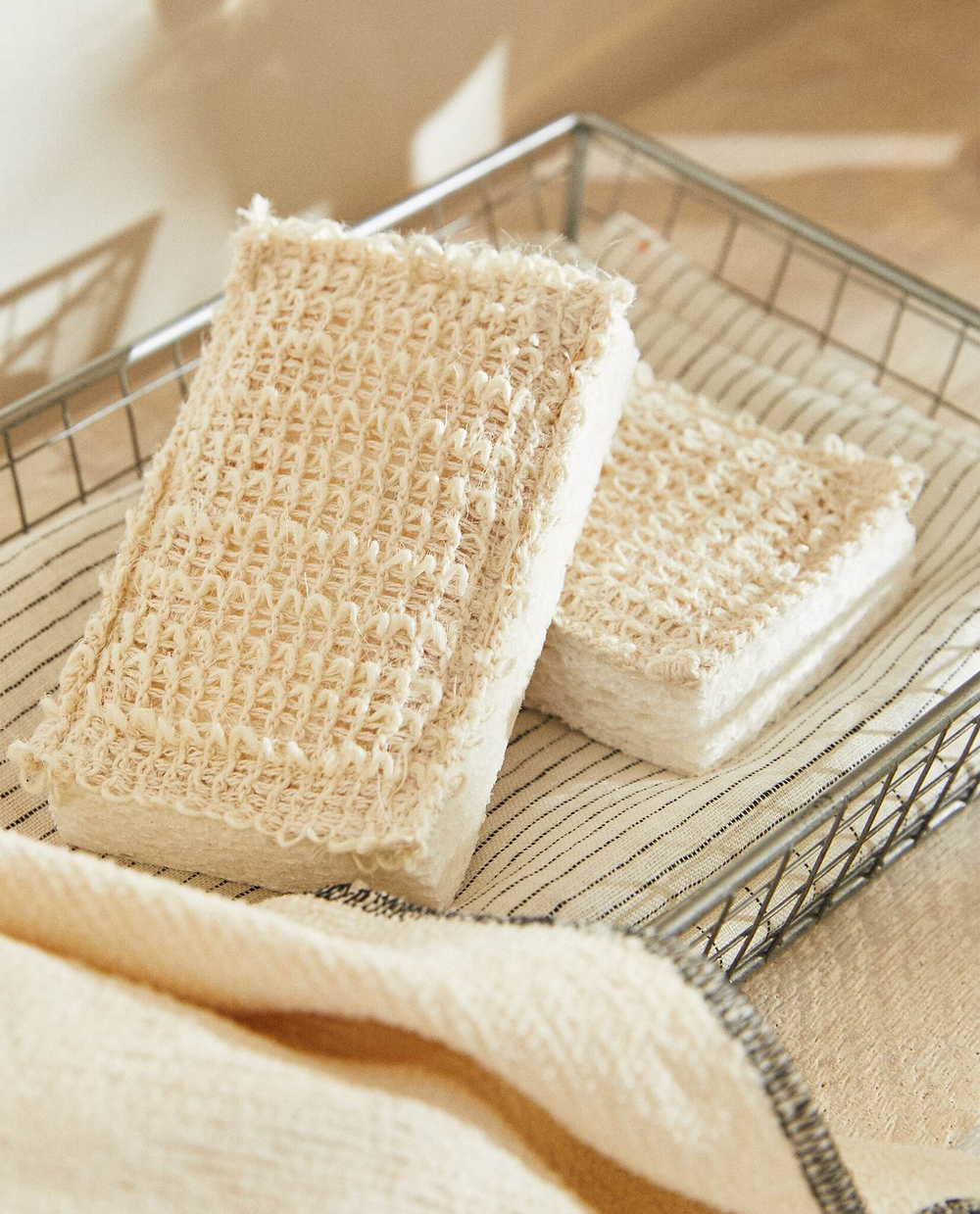 ZARA HOME ГУБКА ДЛЯ ПОСУДЫ (2 ШТ. В УПАКОВКЕ)