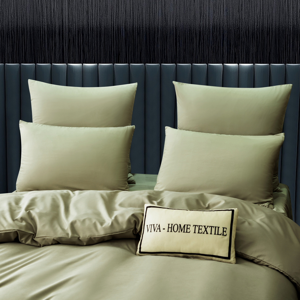 КПБ Однотонный Сатин CS048, 1.5 спальный, наволочки 50-70 2 шт