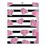 Папка-уголок А5 "Бриллианты" 3 отд.пласт. (Феникс+)