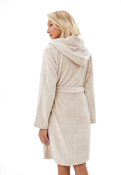 Шанти (беж) XL Халат Махровый