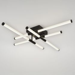 Светильник потолочный светодиодный ЭРА Модерн Fliss CLL-1 72W 3K-6K RC BK с ду черный | Светильники SPB-6 с ДУ