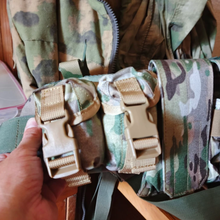 Тактическая военная двойная подсумка под гранаты Мультикам