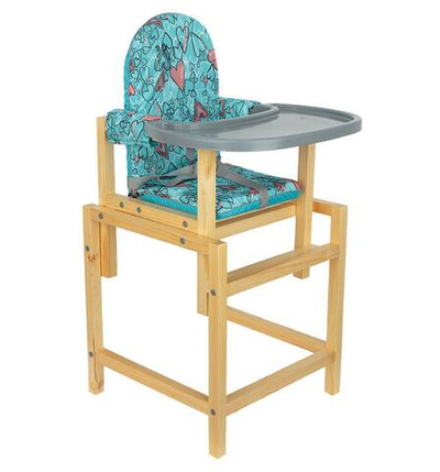 Стол-стул для кормления "СТД-07" (бирюза СТД0702) Сенс-М