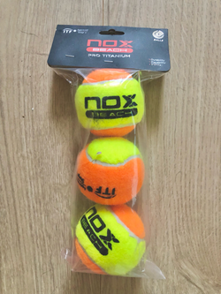 Мячи для пляжного тенниса Nox ITF Beach Tennis пакет 3 шт.