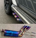 Выхлопная система с заслонками для Mercedes-Benz Benz G-class W463 G63 G55 G550 Full TITANIUM exhaust muffler