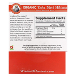 Wisdom Of The Ancient, органическая травяная смесь йерба мате и гибискуса со стевией, 16 пакетиков, 32 г (1,1 унции)