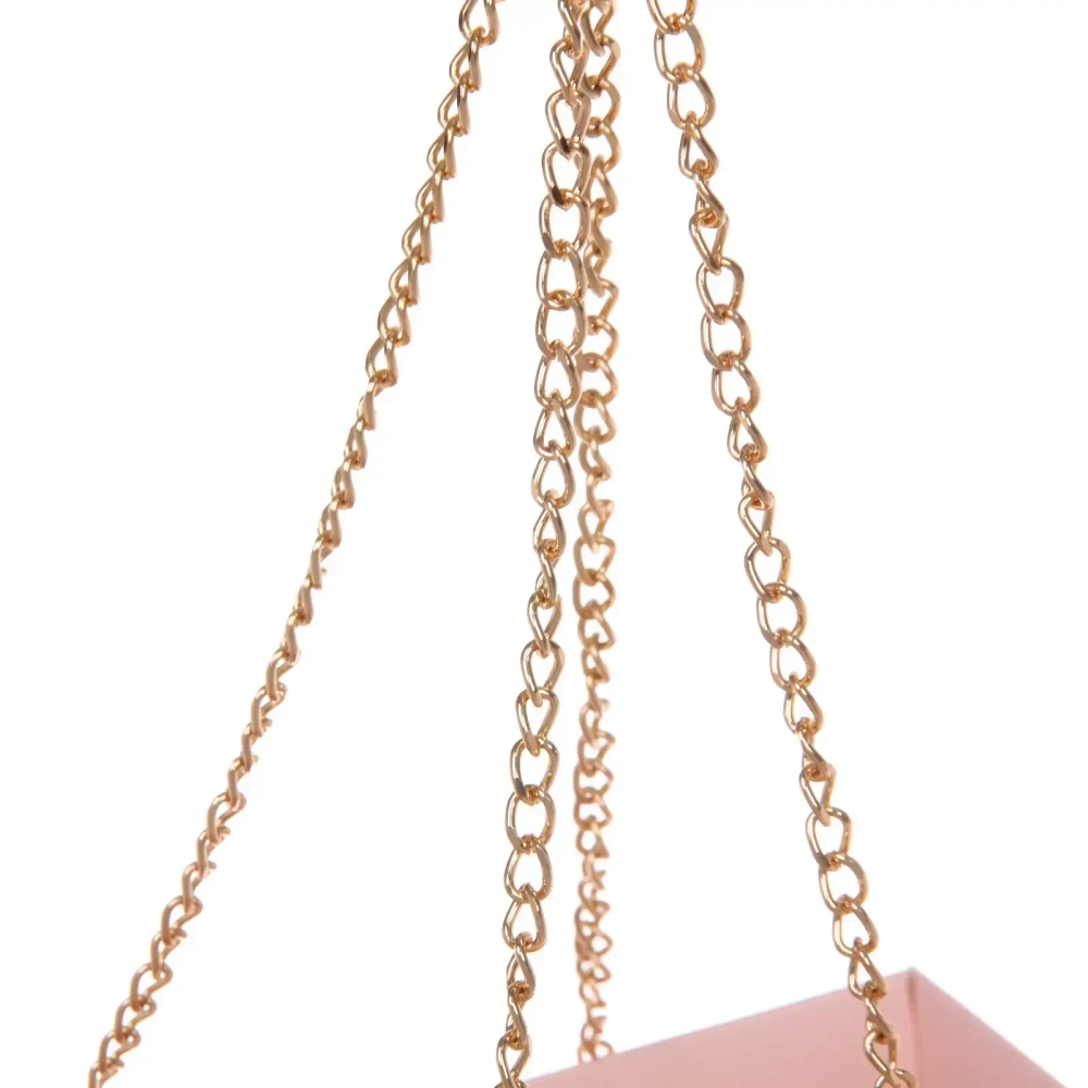 Пакет для цветов и подарков «Стиль» 18*10*15 см, розовый