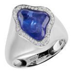 Кольцо с Барочным Танзанитом и Бриллиантами, R0030-50/1