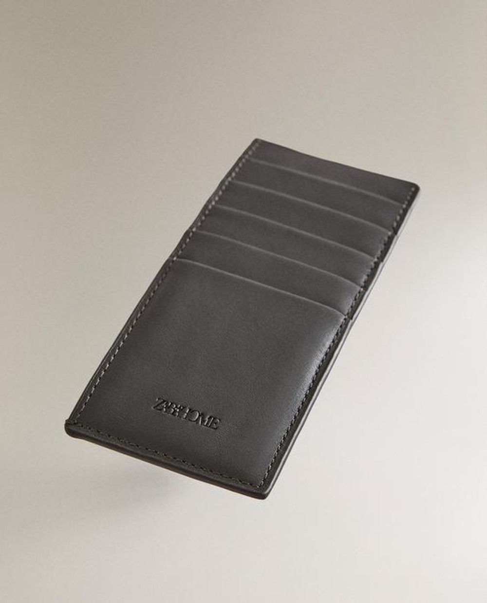 ZARA HOME КОЖАНЫЙ ДЕРЖАТЕЛЬ ДЛЯ КАРТ, ШОКОЛАДНЫЙ