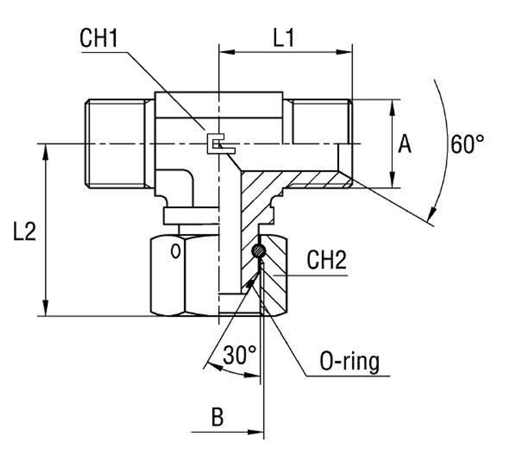 Соединение PFNT BSP 1/2&quot;