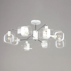 Citilux Бертон CL140180 Люстра потолочная Белая