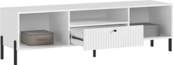 Тумба ТВ Оливия (малая) (металл), Белый, Белый Глянец