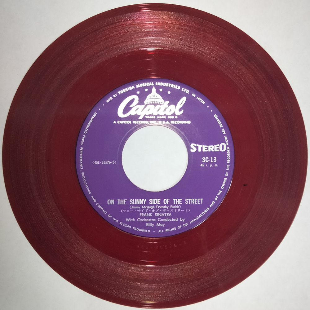 Frank Sinatra / On The Sunny Side of the Street (Coloured Vinyl)(7" Vinyl Single)