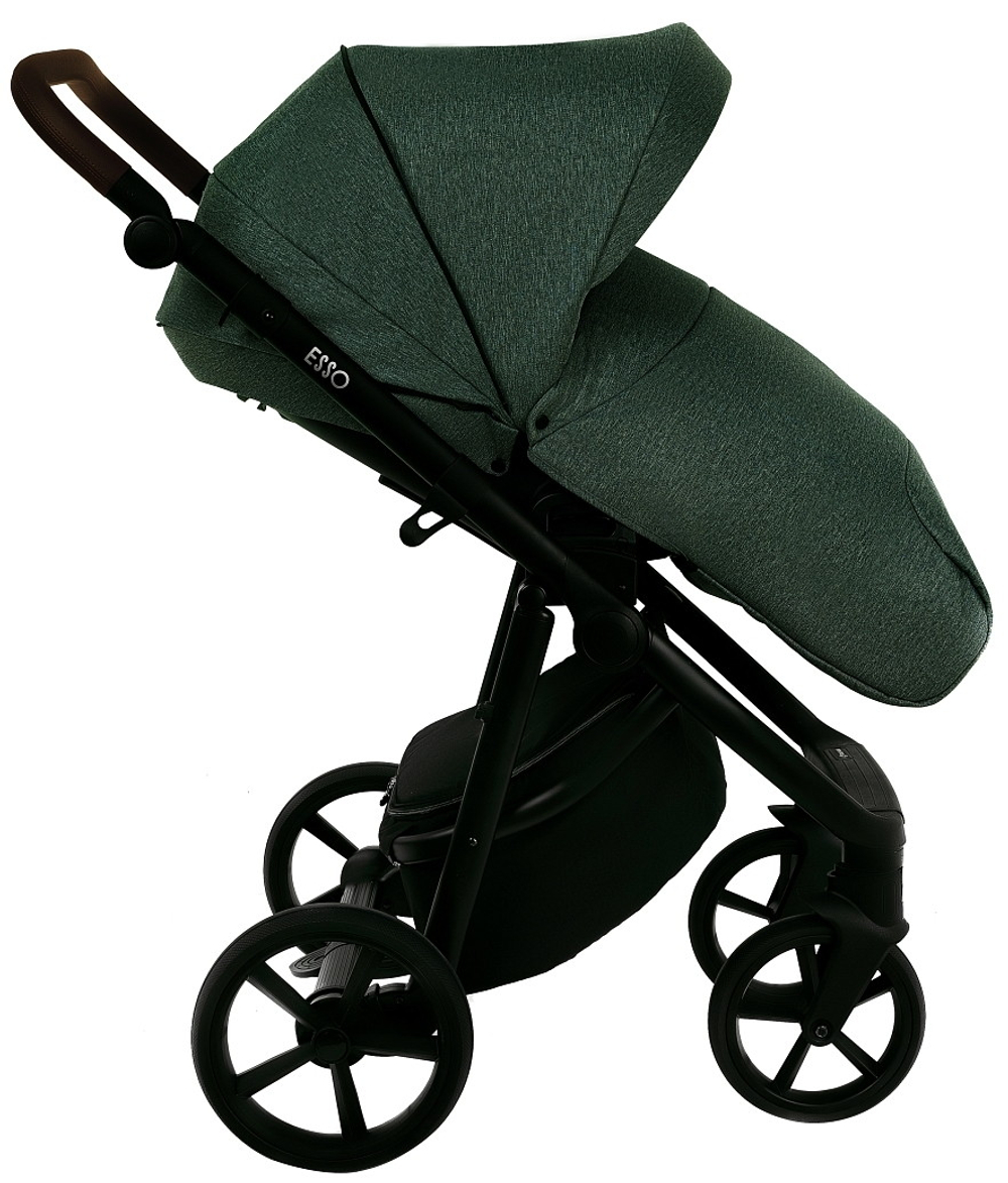 Детская коляска Roan Esso 2 в 1 ESS113/1 Dark Green/Black