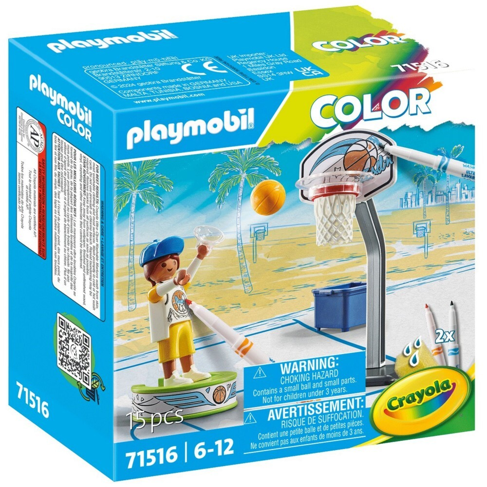 Playmobil - Цветной скейтер с баскетбольным мячом 71516 / артикул   71516  / GTIN 4008789715166