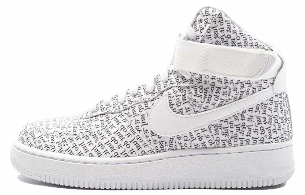 Кроссовки Nike Air Force 1 Lx Just Do It Pack White (Женская размерная сетка)