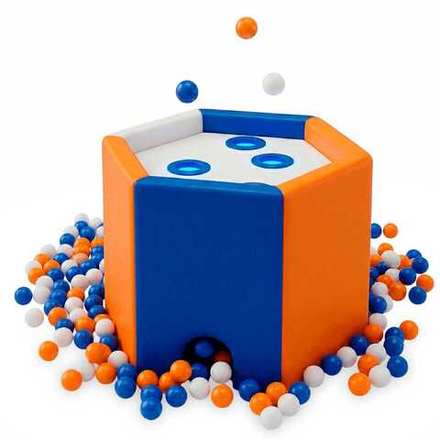 Воздушные фонтаны для сухих бассейнов