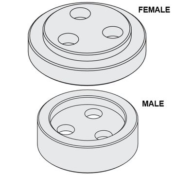 Фланец для патрона для фрез насадных 30мм деталь(M) CMT 992.560.30M