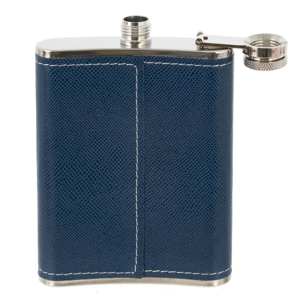 GAEM Набор подарочный (фляжка 220 мл, шахматы, покер карты, игр. кости, воронка, стопка 30 мл), L24 W19 H