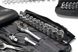 Сумка скрутка для инструмента ToolRoll SP700L с планкой для головок