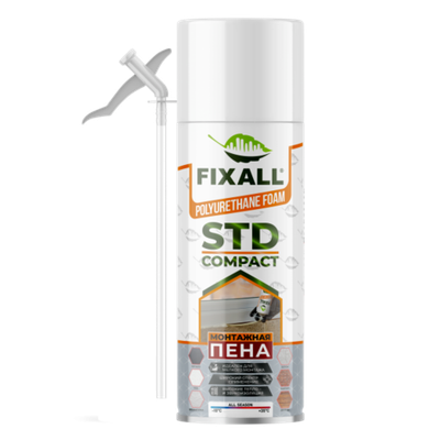 Пена Монтажная Бытовая FIXALL MINI 650мл