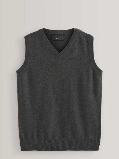 Жилет школьный для мальчика Next Q90-682, Темно-серый