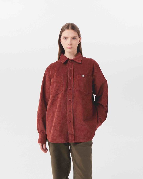 Рубашка FW23 Velvet Brick Кирпичная - фото 2