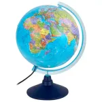 Глобус Земли настольный политический с подсветкой диаметр 25см, Глобен