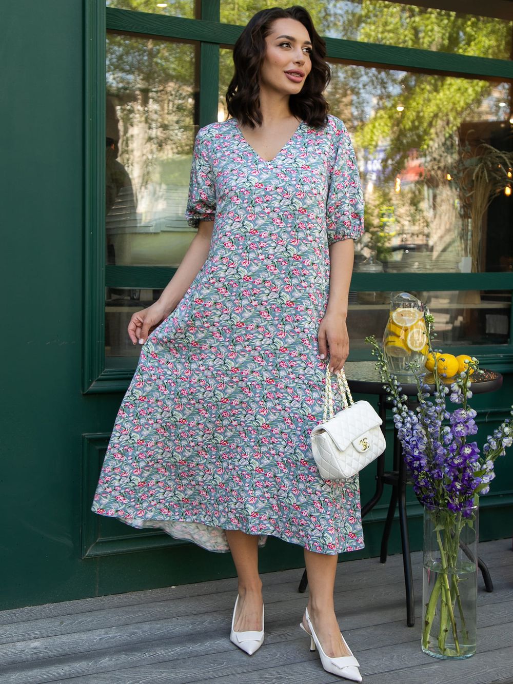 Платье Калифорния (цветочное) П15933-30М LT Collection