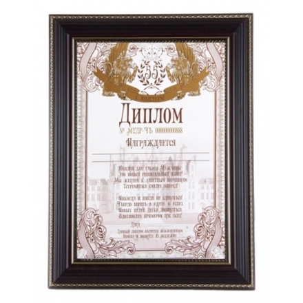 39920 Диплом "С юбилеем 55 лет" муж. (стихи)