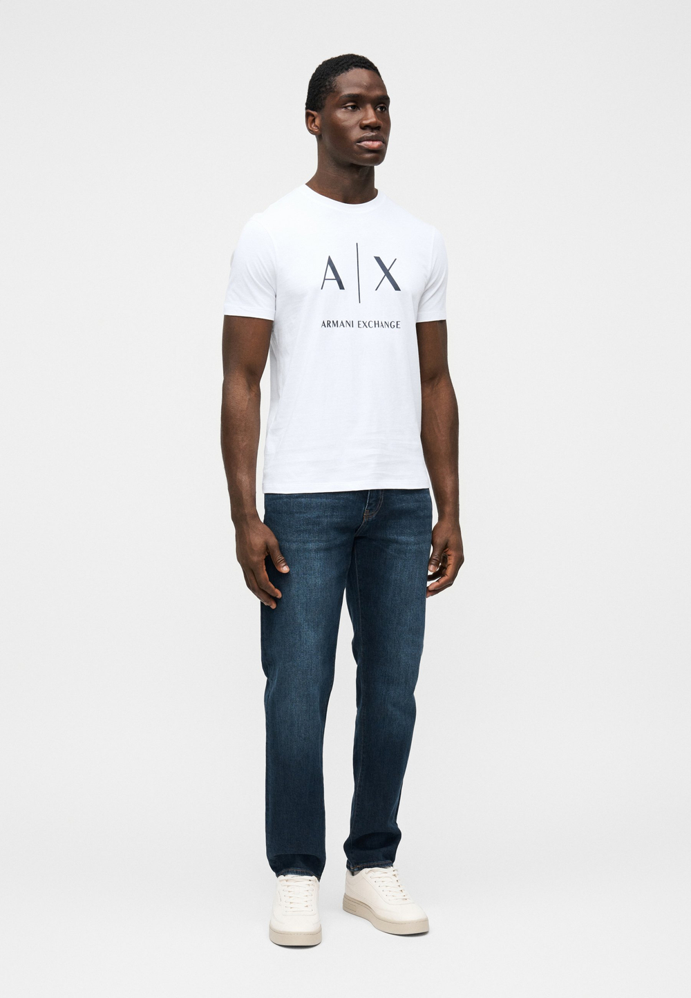 Armani Exchange Футболка с принтом - Белый