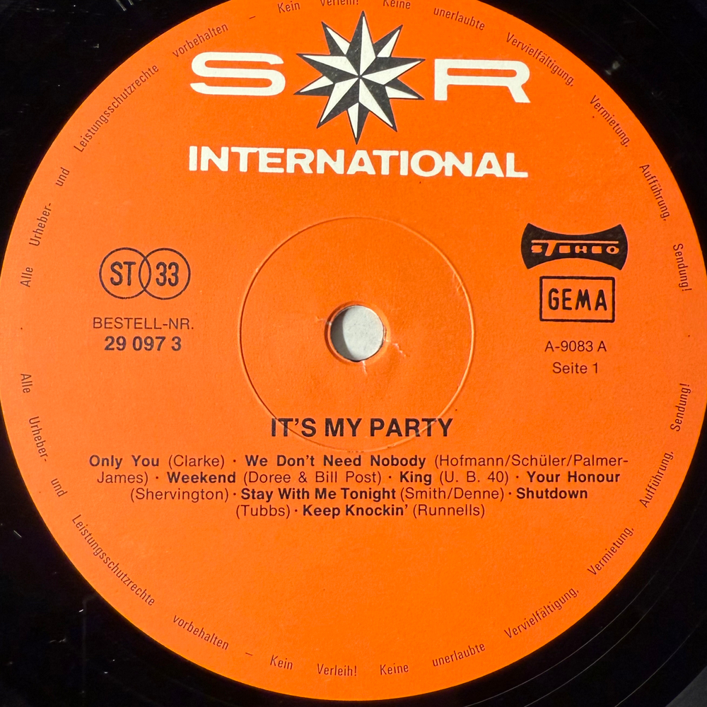 Сборник It's My Party - 48 Hits For Dancing 3LP (Германия 1982г.)