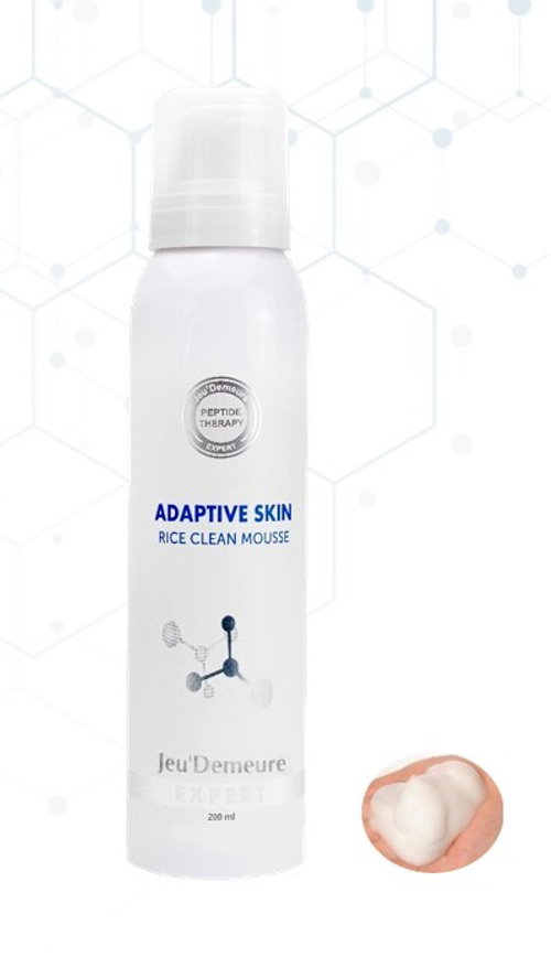 Рисовый очищающий мусс | ADAPTIVE SKIN RICE CLEAN MOUSSE, 200 мл
