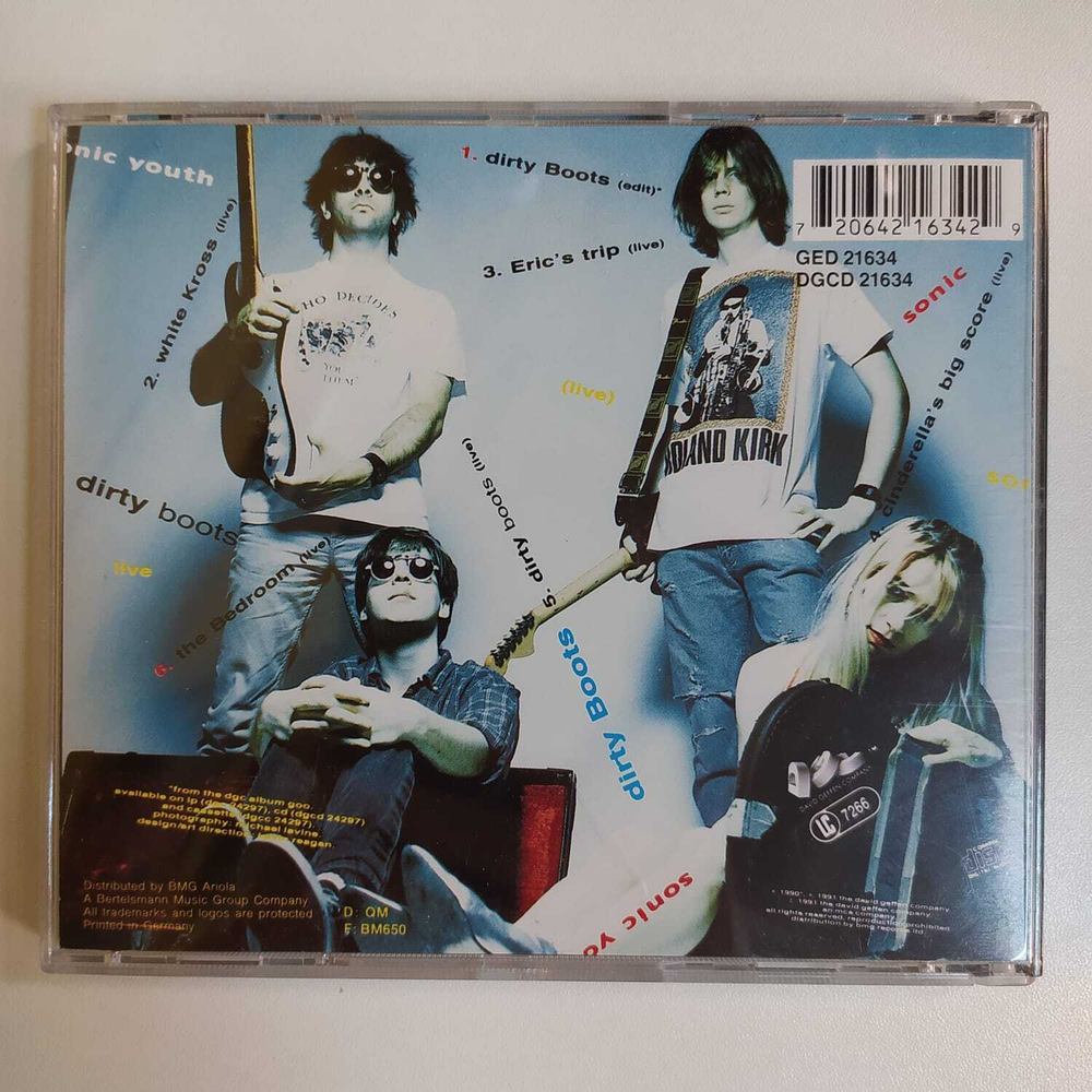 CD Sonic Youth - Dirty Boots (Европа 1991г.)