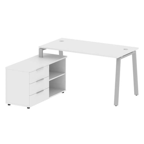 Метал Систем Рабочая станция с тумбой на А-образном м/к БА.РС-СТС-2.3 (L)