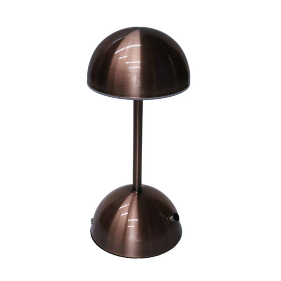 Лампа настольная портативная d 10 см h21,5 см цвет бронза батарея 200mAh P.L. Proff Cuisine