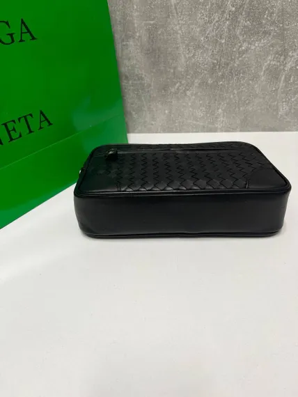Клатч мужской Bottega Veneta Intrecciato черный