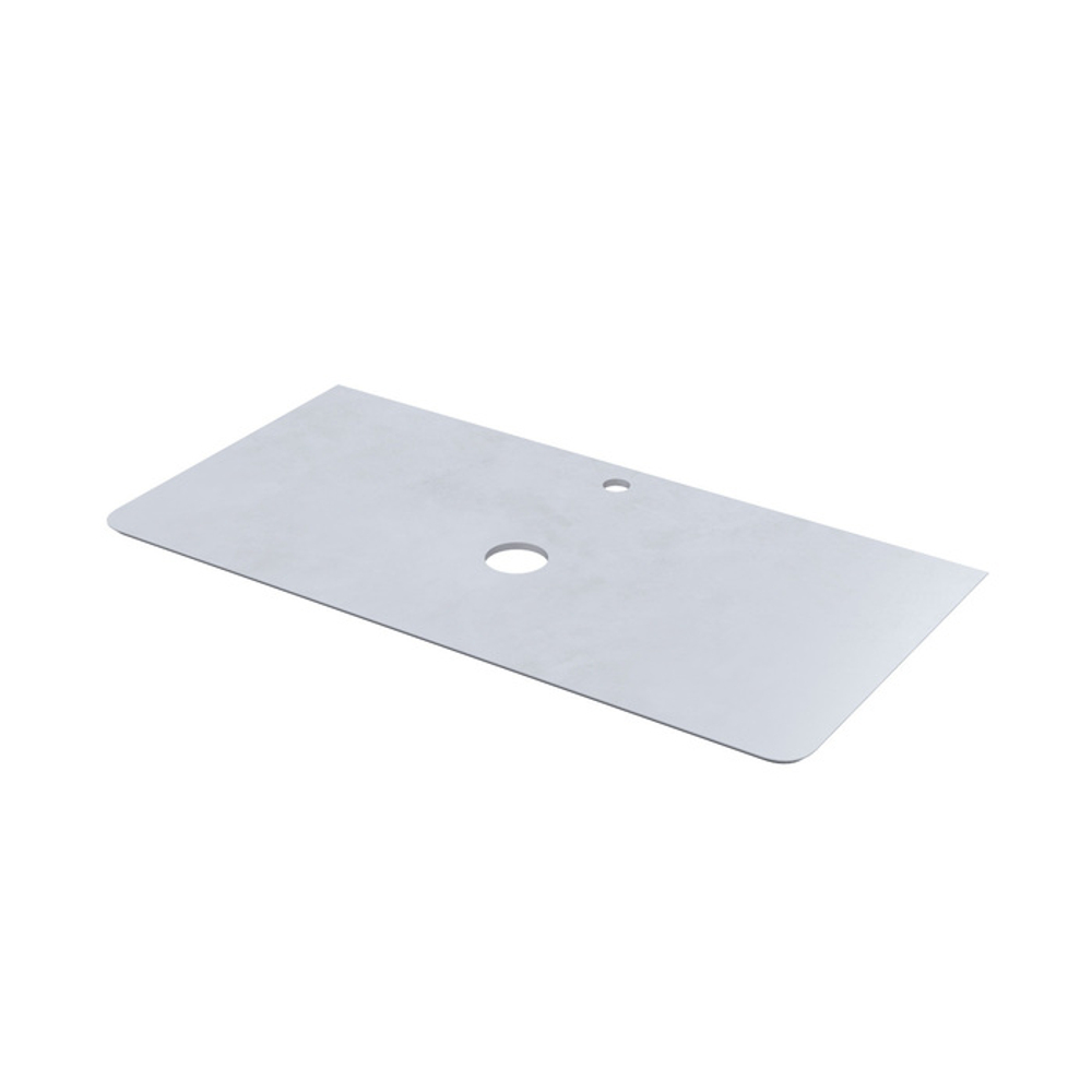 Столешница IDDIS Optima Home, керамогранит, 100 см, cветло-серый бетон, OPH10W0i89