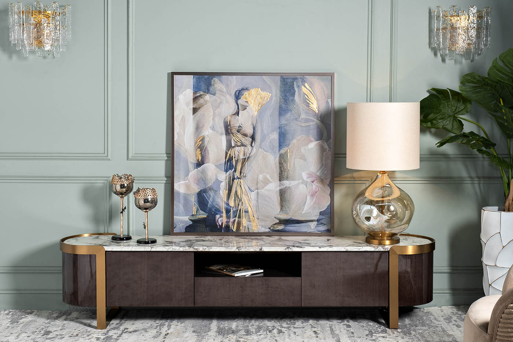 Тумба под телевизор Garda Decor Севилья (Sevilla) 220*42*48 см