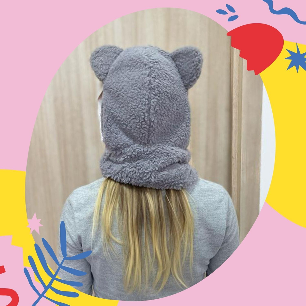 Шапка с ушками Мишка карнавальный костюм KiDWoW для девочек, мальчиков, малышей в подарок