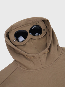 Худи C.P. Company Diagonal Raised Goggle Beige