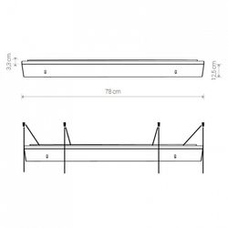 Основание Nowodvorski Cameleon Canopy D 780 BL 8552