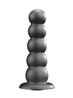 Черная насадка-плаг на харнесс PLATINUM 9 - 24 см. (Цвет: черный)