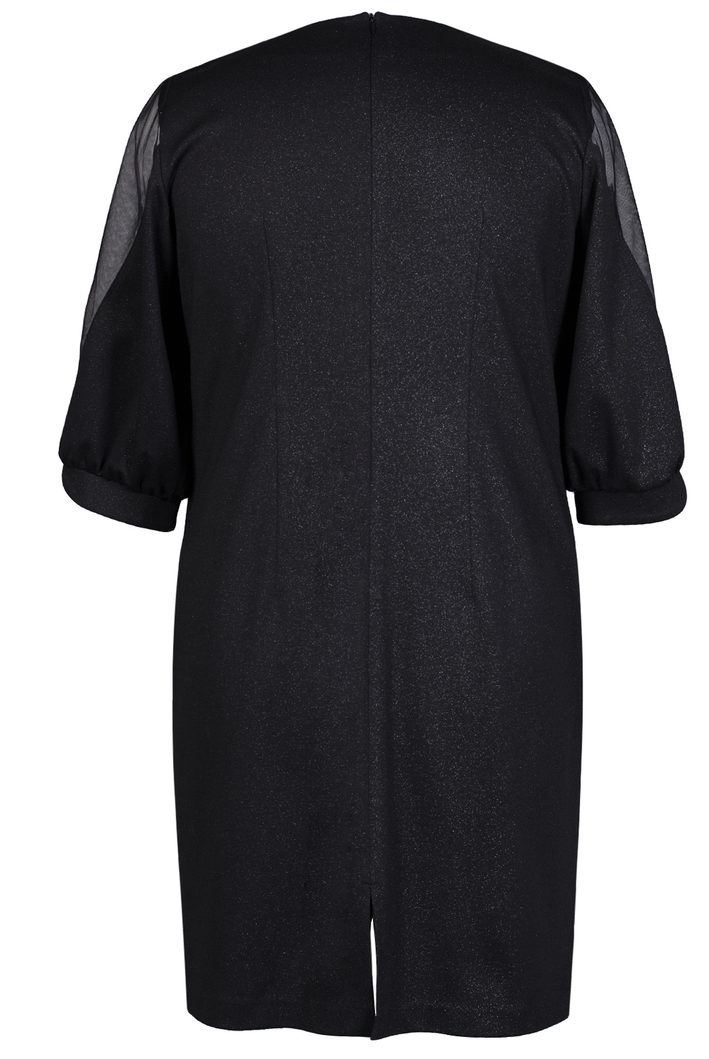 Платье женское 3898ЛП, блеск черный #359БЧ053898ЛП