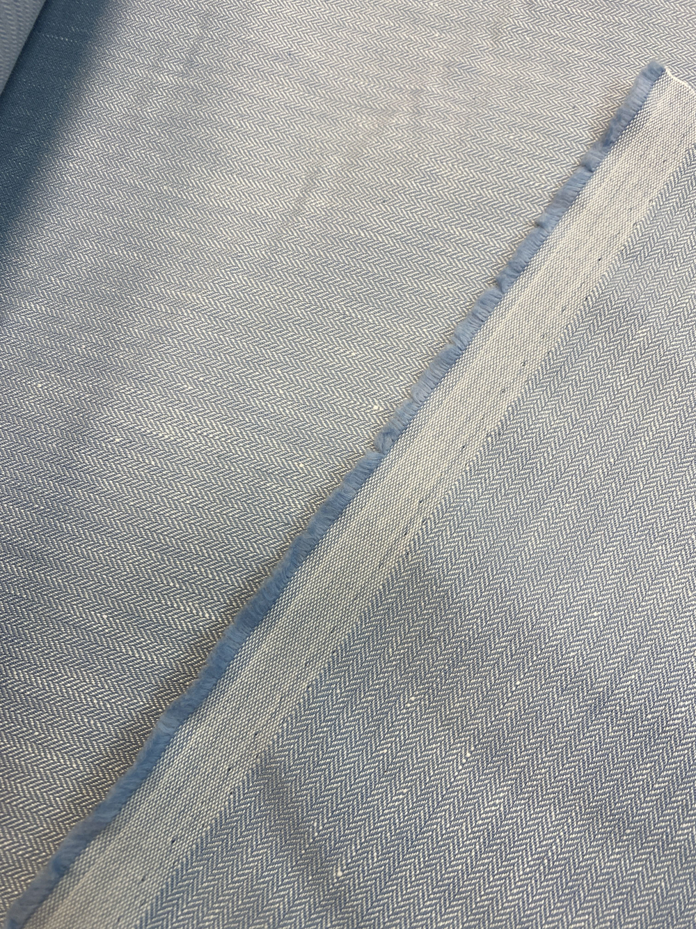 Ткань 100% хлопок-джинс  (Италия)  ш-150см   1м