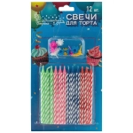 Свечи для торта Волшебная страна 12шт, 9см